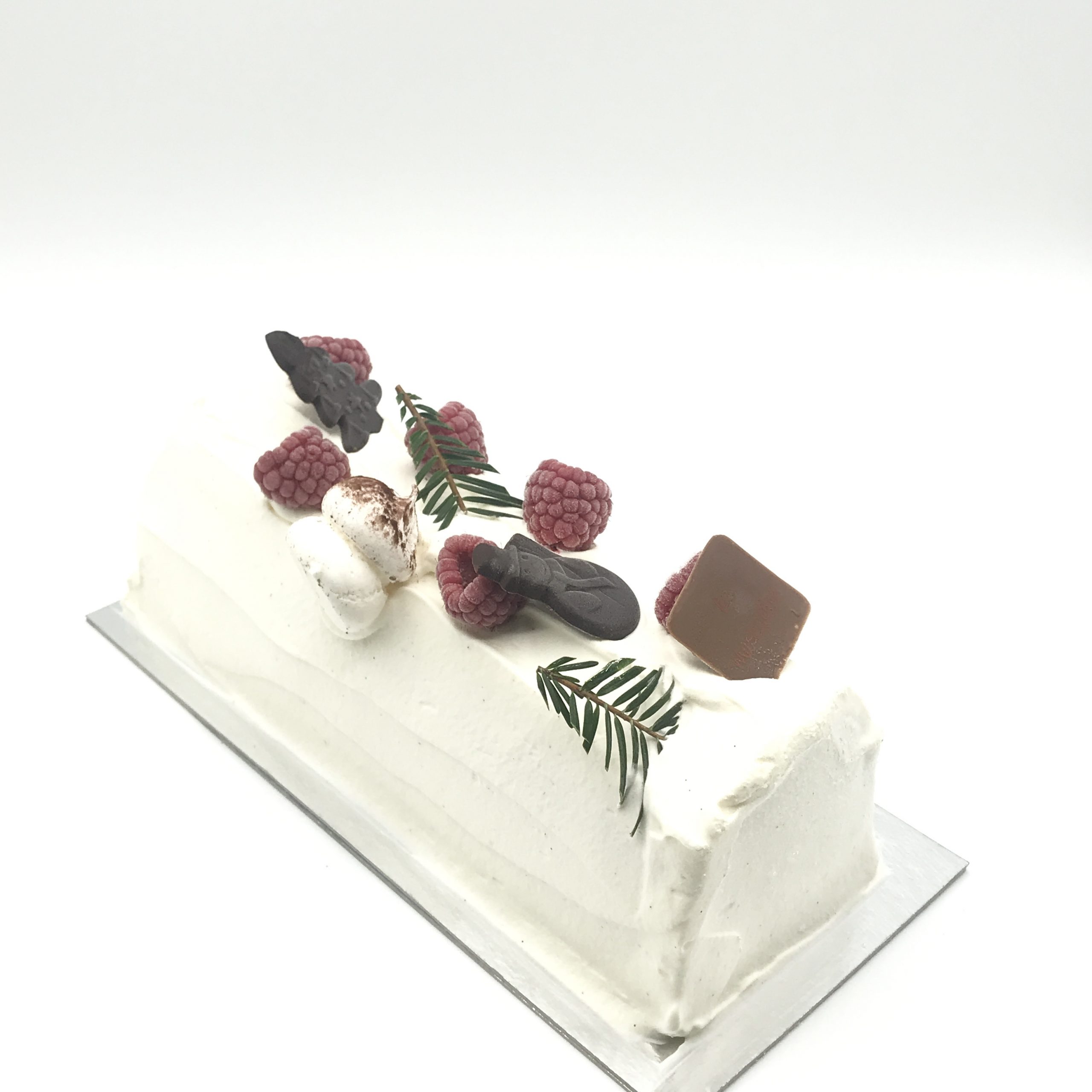 Bûche glacée Tradi framboise vanille